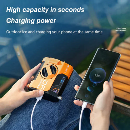 Mini Cooling Fan With Power Bank Survivalist Essentials Survivalist Essentials