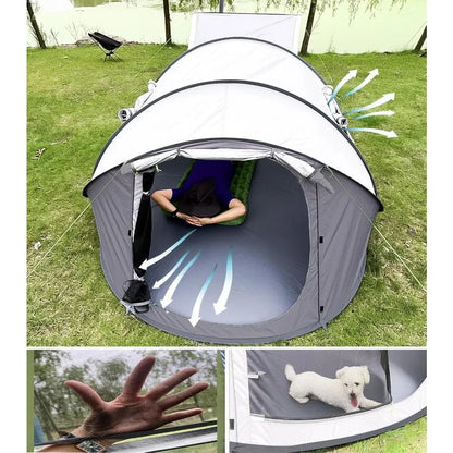 2 Doors-Instant Family Tents Survivalist Essentials Survivalist Essentials