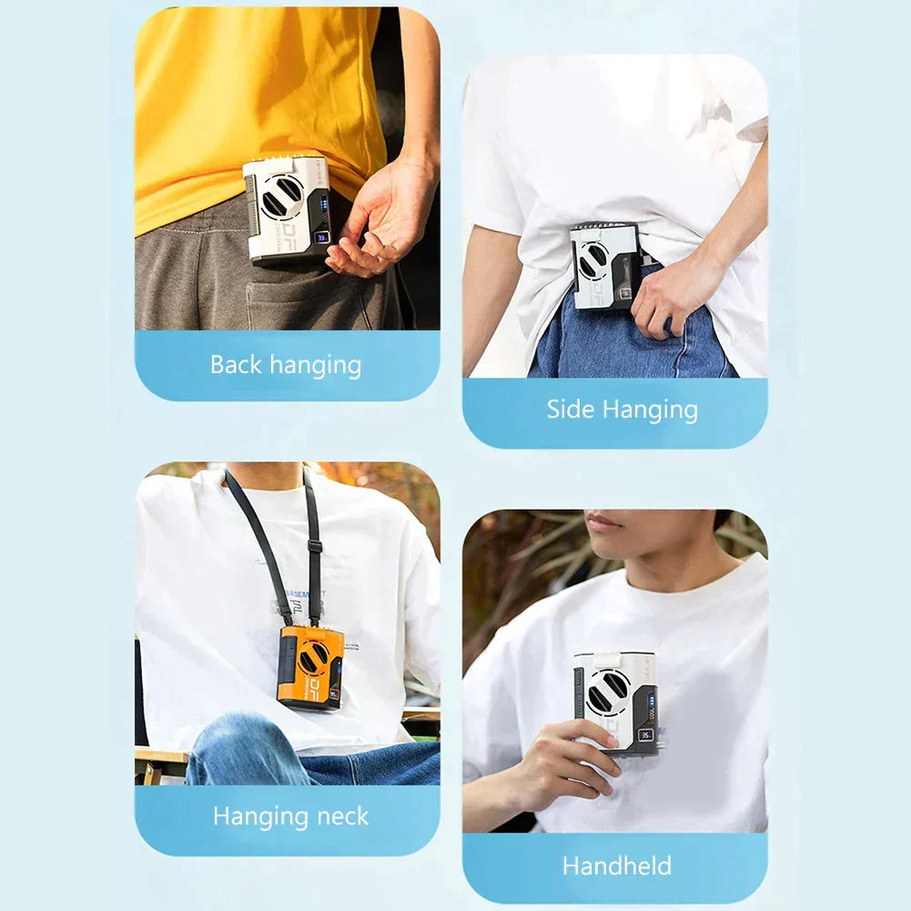 Mini Cooling Fan With Power Bank Survivalist Essentials Survivalist Essentials