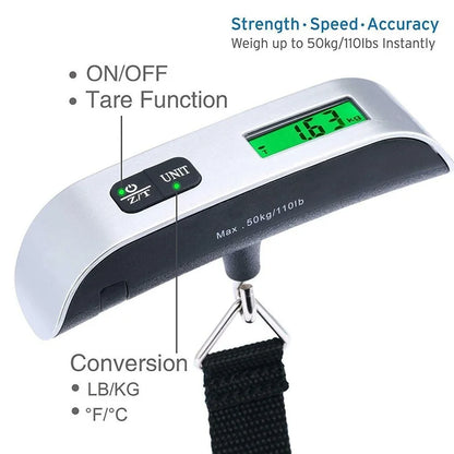 Portable Luggage Weight Scale Survivalist Essentials Survivalist Essentials