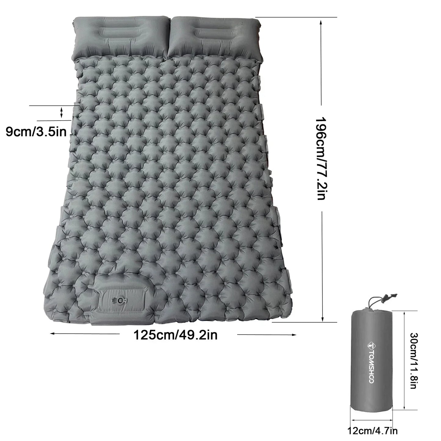 Double Inflatable Camping Mattress