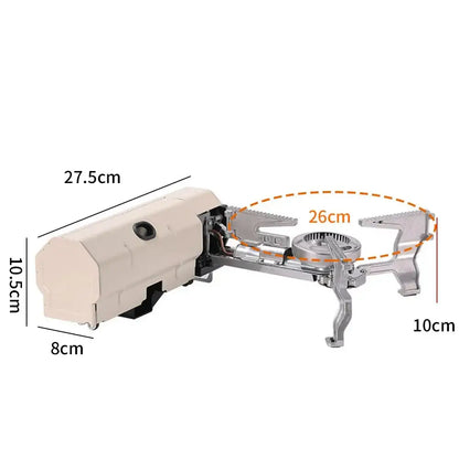 Outdoor Mini Portable Folding Gas Stove Survivalist Essentials Survivalist Essentials